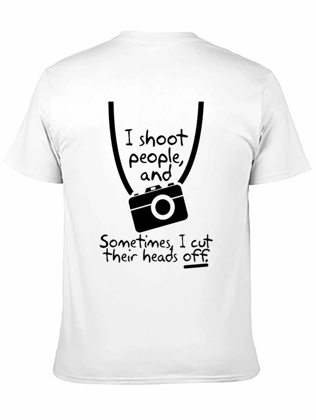Humorous Photographer T-Shirt: I Shoot People Camera Graphic product image 10