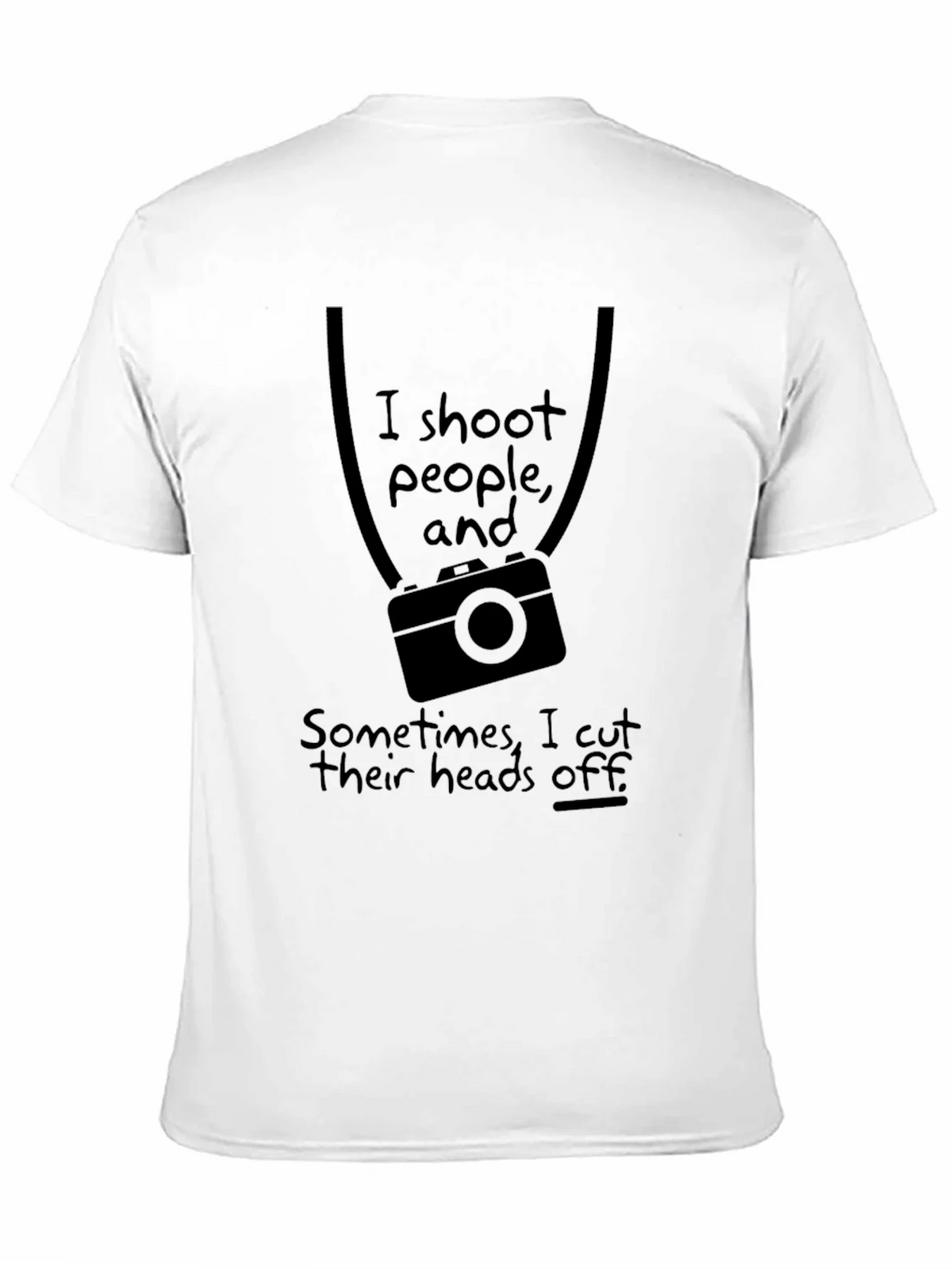Humorous Photographer T-Shirt: I Shoot People Camera Graphic product image 10