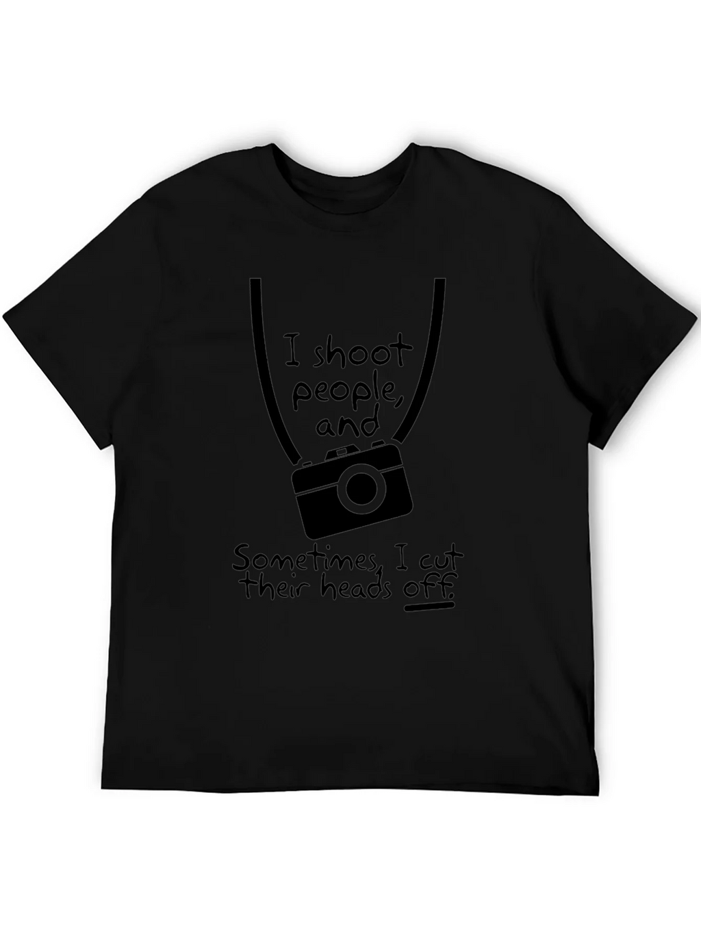 Humorous Photographer T-Shirt: I Shoot People Camera Graphic product image 5