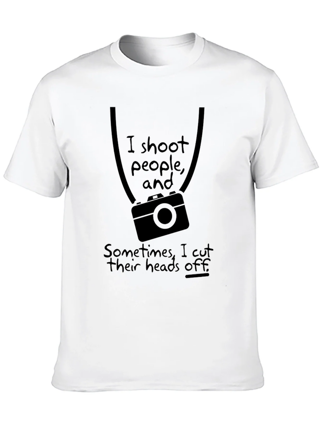 Humorous Photographer T-Shirt: I Shoot People Camera Graphic product image 9