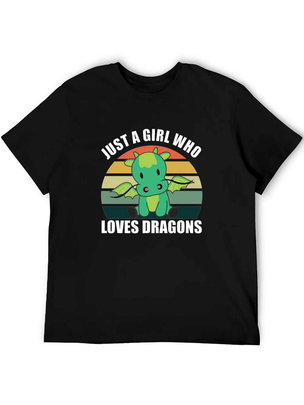 Just A Girl Who Loves Dragons T-Shirt product image 5