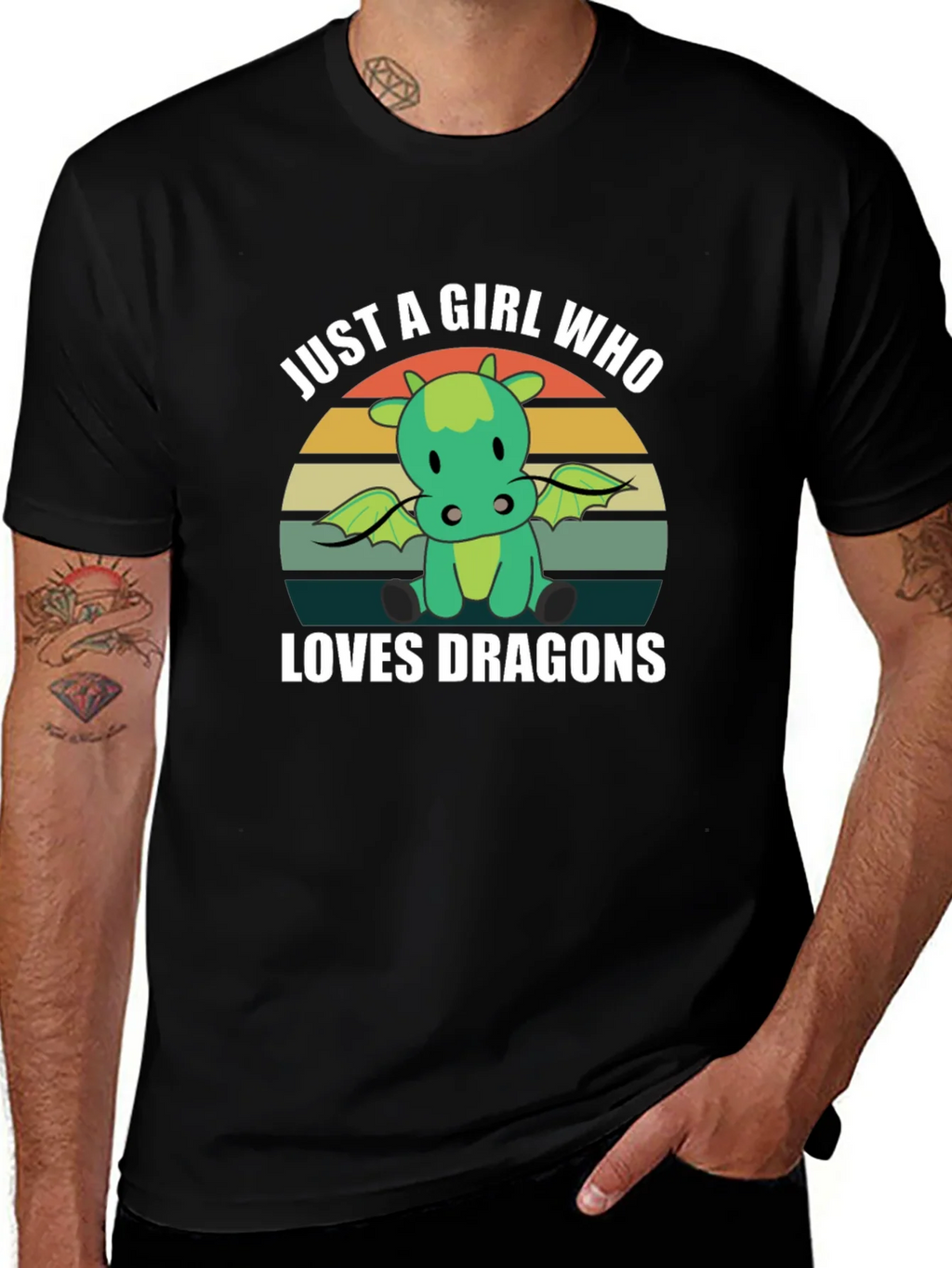 Just A Girl Who Loves Dragons T-Shirt product image 1
