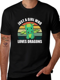 Just A Girl Who Loves Dragons T-Shirt product image 1