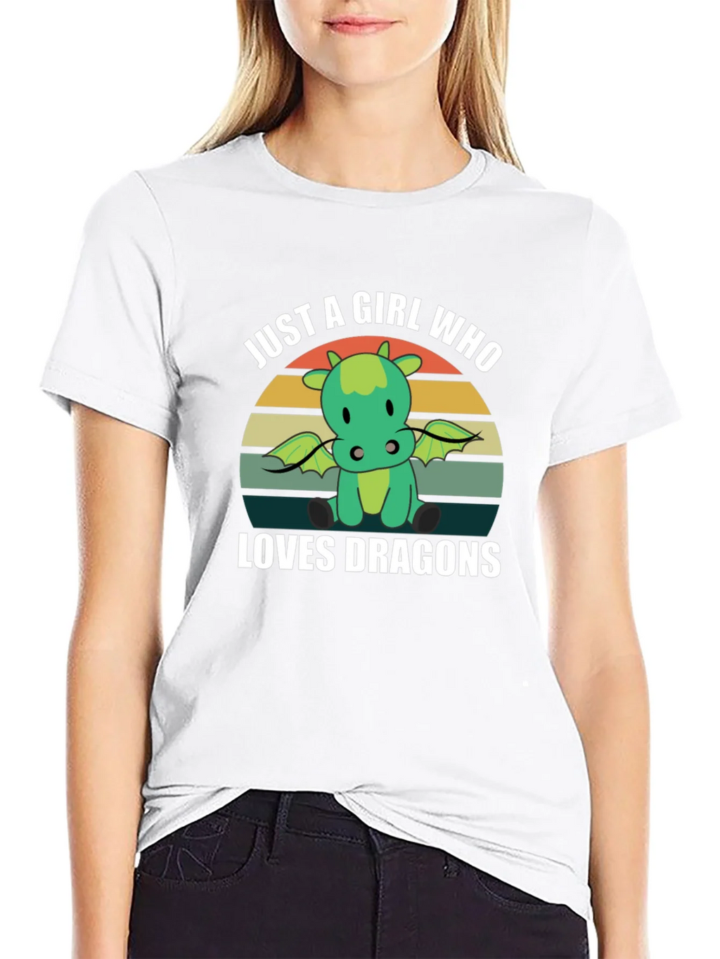 Just A Girl Who Loves Dragons T-Shirt product image 8