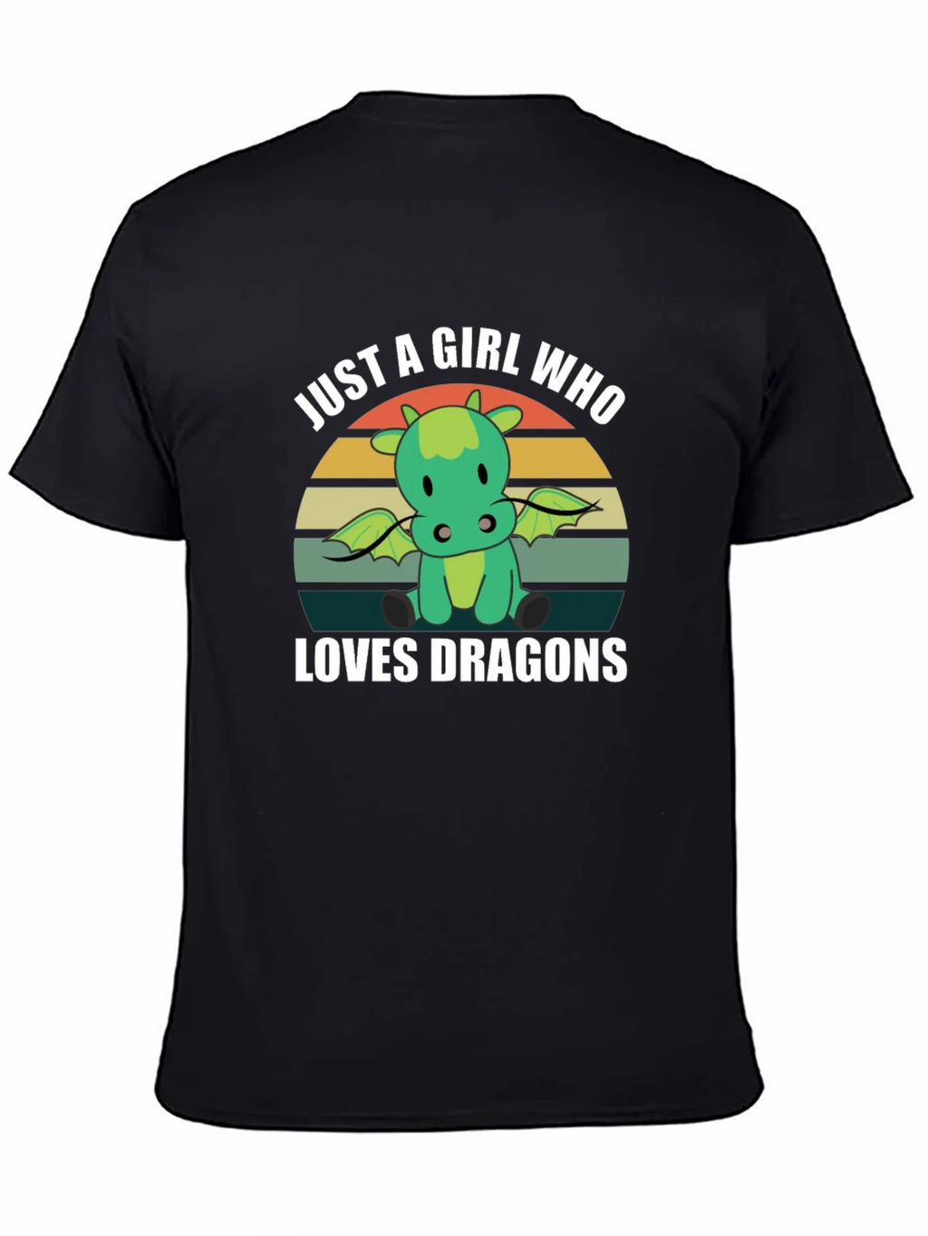 Just A Girl Who Loves Dragons T-Shirt product image 4