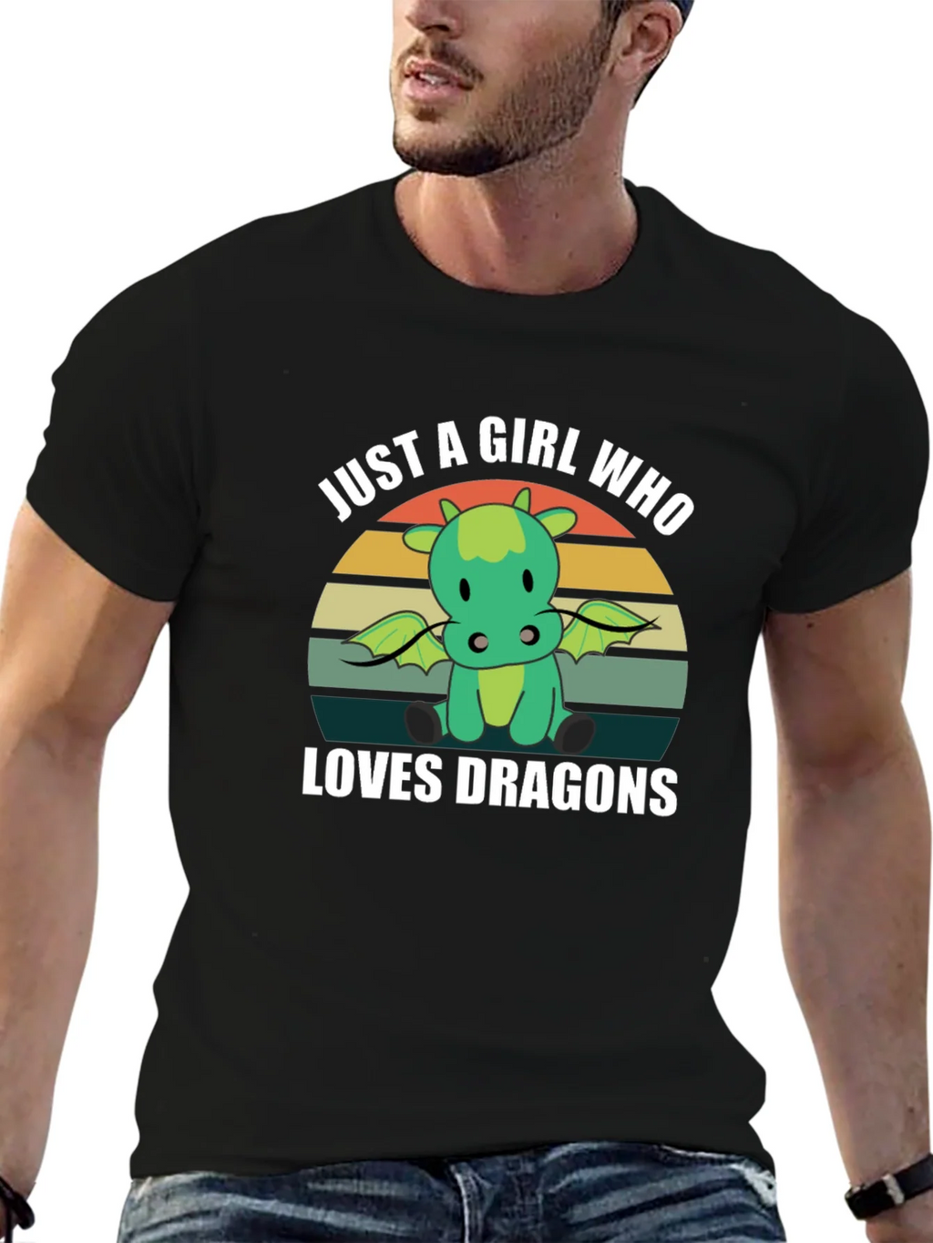 Just A Girl Who Loves Dragons T-Shirt product image 6