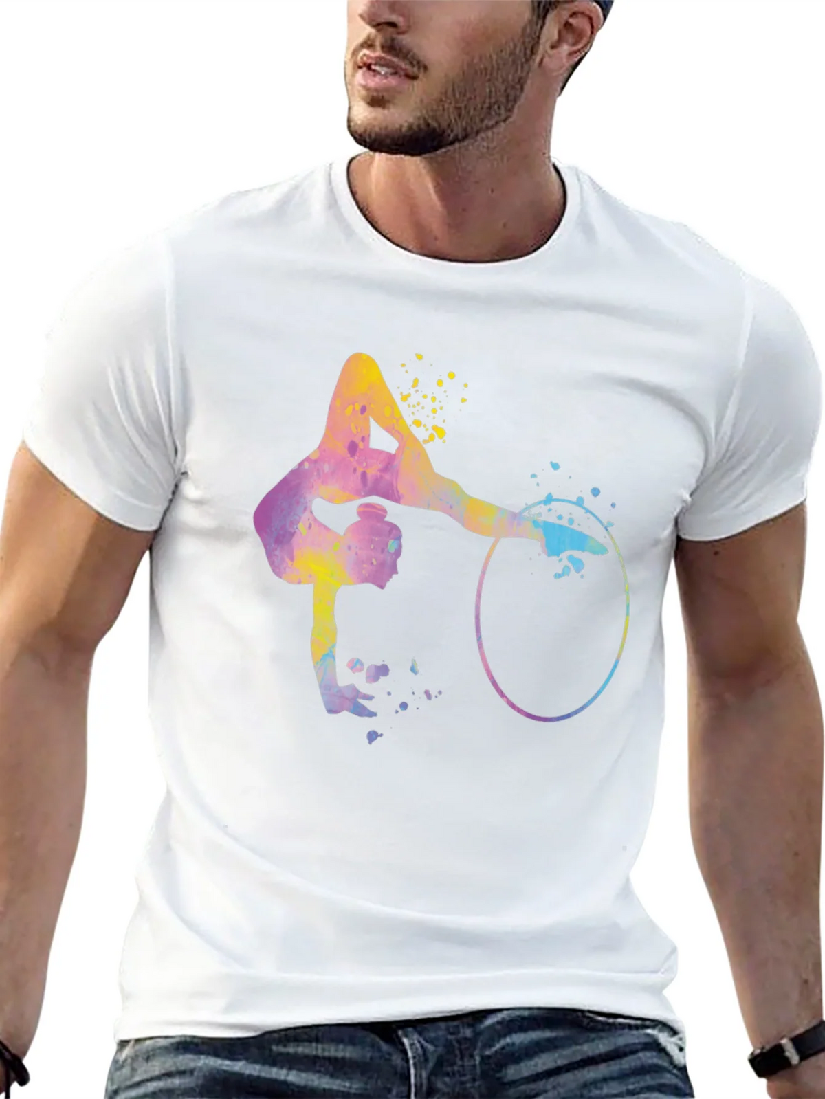 Watercolor Gymnast T-Shirt - Artistic Athlete Design product image 12