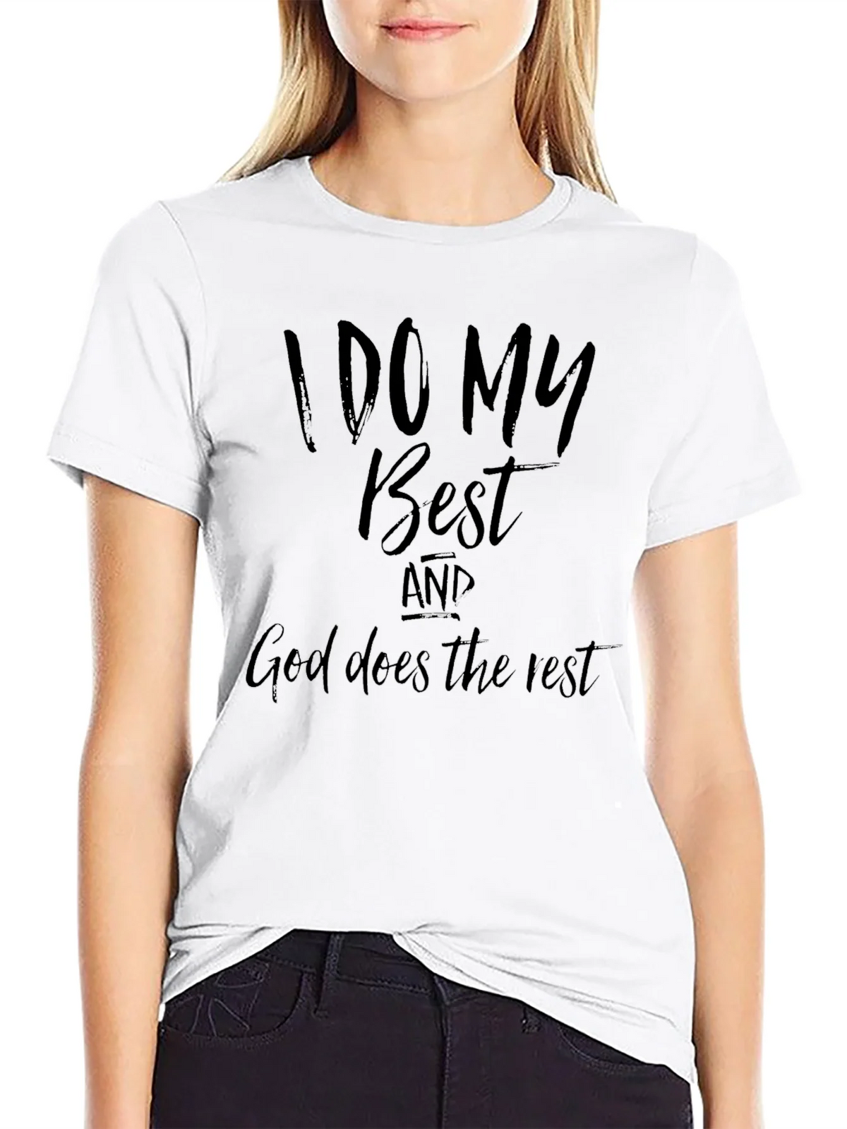 I Do My Best Graphic Tee - Christian T-Shirt product image 8