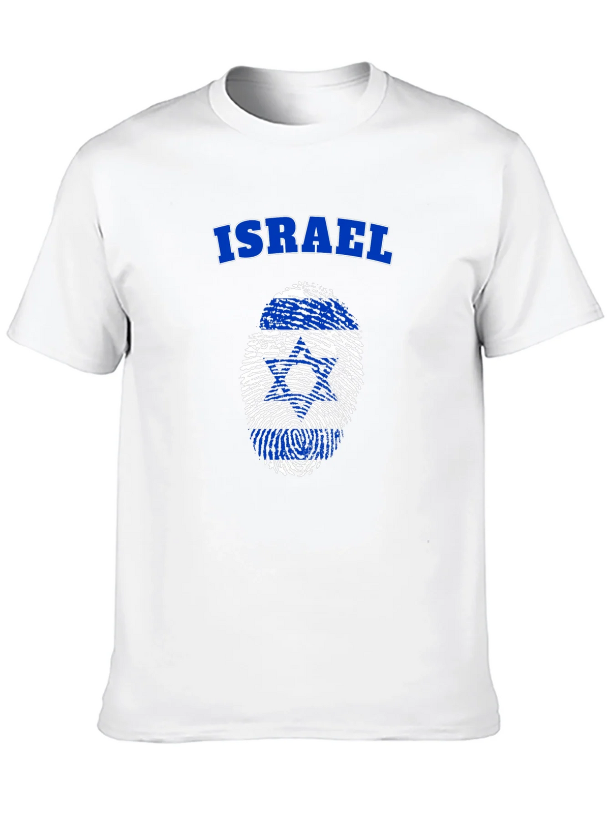 Israel Flag Fingerprint T-Shirt - Patriotic Pride product image 9