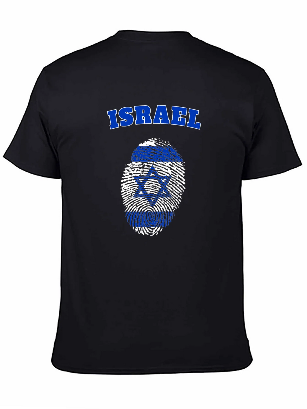 Israel Flag Fingerprint T-Shirt - Patriotic Pride product image 4