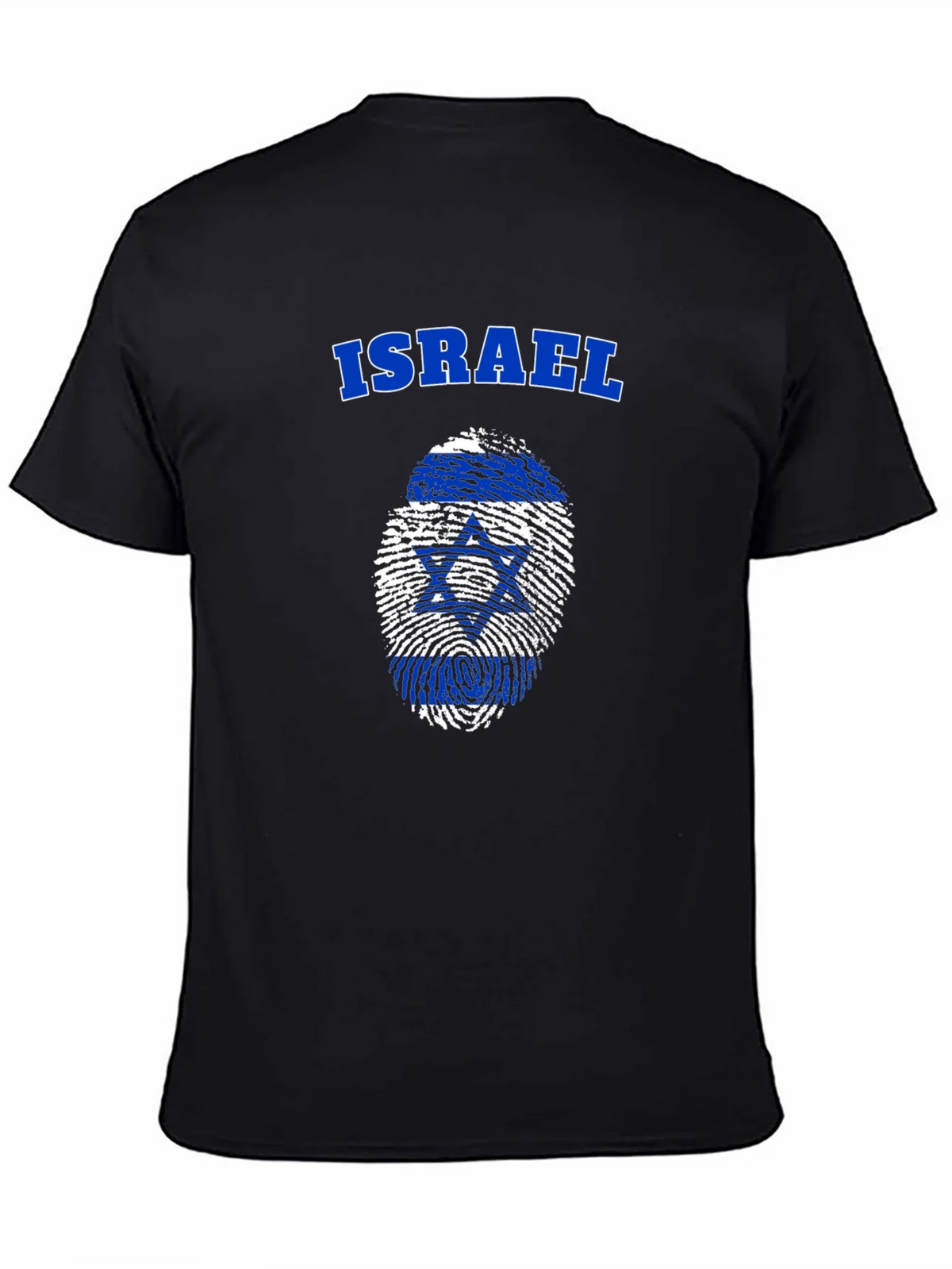 Israel Flag Fingerprint T-Shirt - Patriotic Pride product image 4