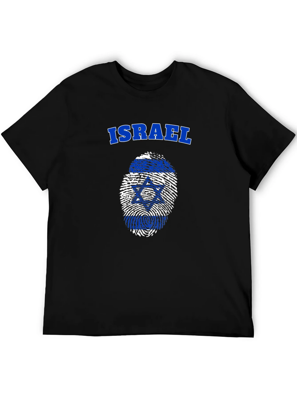 Israel Flag Fingerprint T-Shirt - Patriotic Pride product image 5
