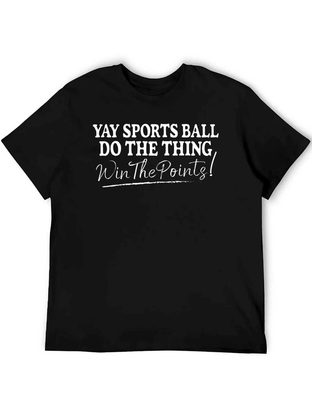 Yay Sports Ball T-Shirt: Humorous Fan Apparel product image 5