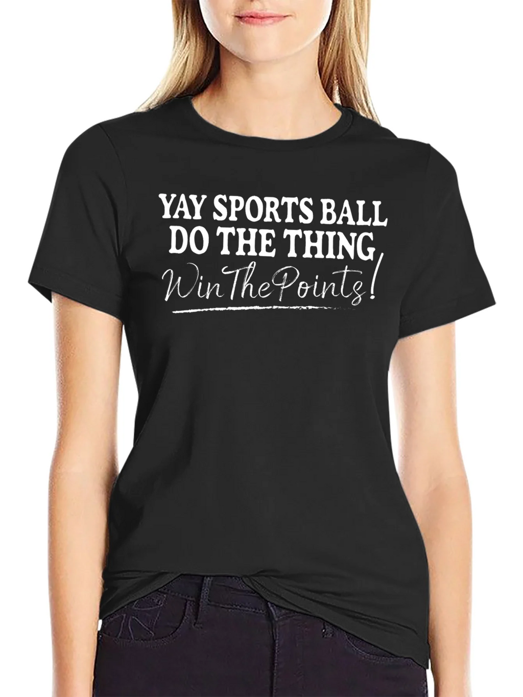 Yay Sports Ball T-Shirt: Humorous Fan Apparel product image 2
