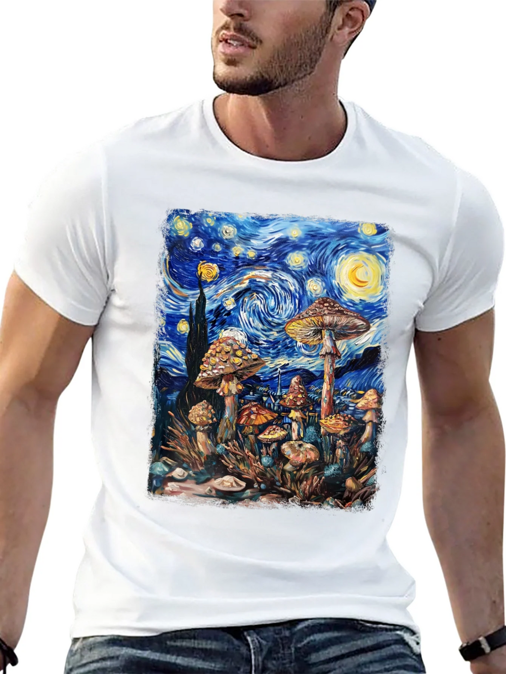 Starry Night Mushroom Tee product image 12