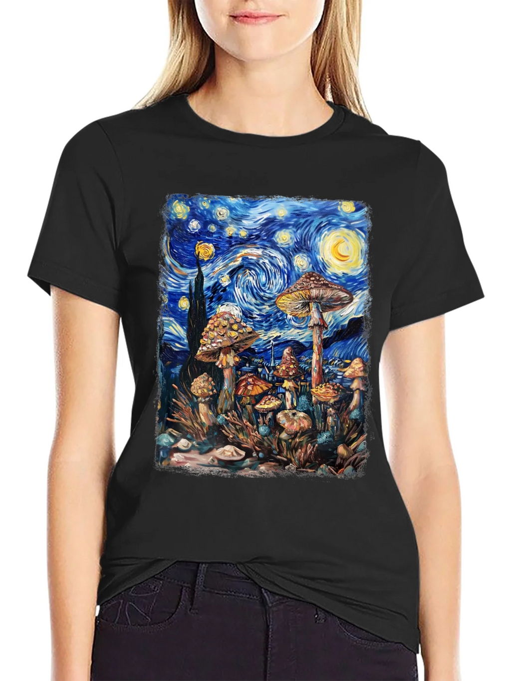 Starry Night Mushroom Tee product image 2