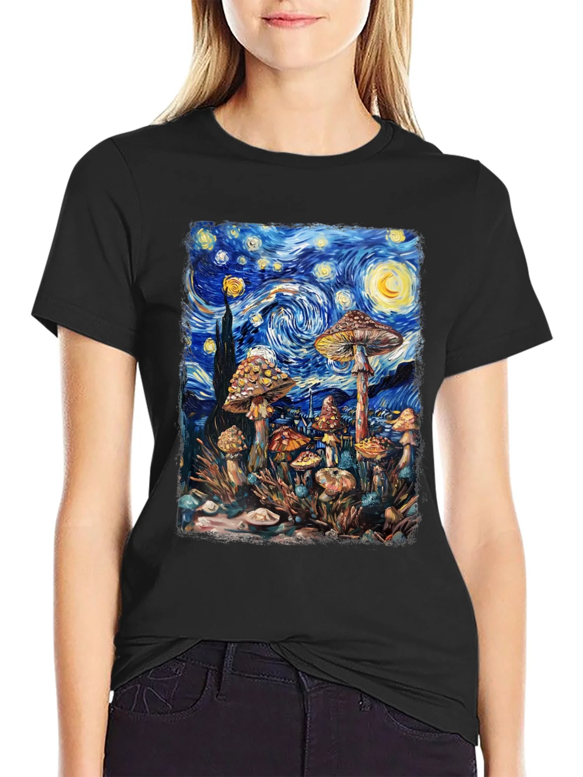 Starry Night Mushroom Tee product image 2