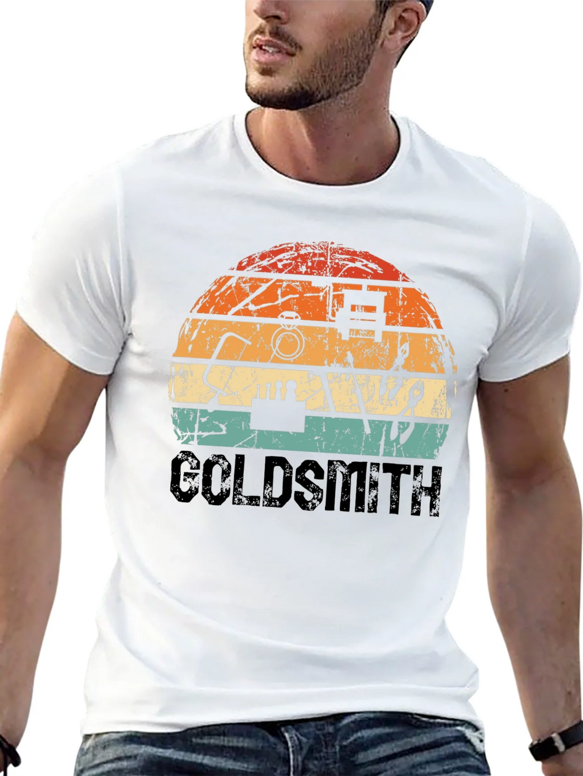 Goldsmith Retro Style Black T-Shirt