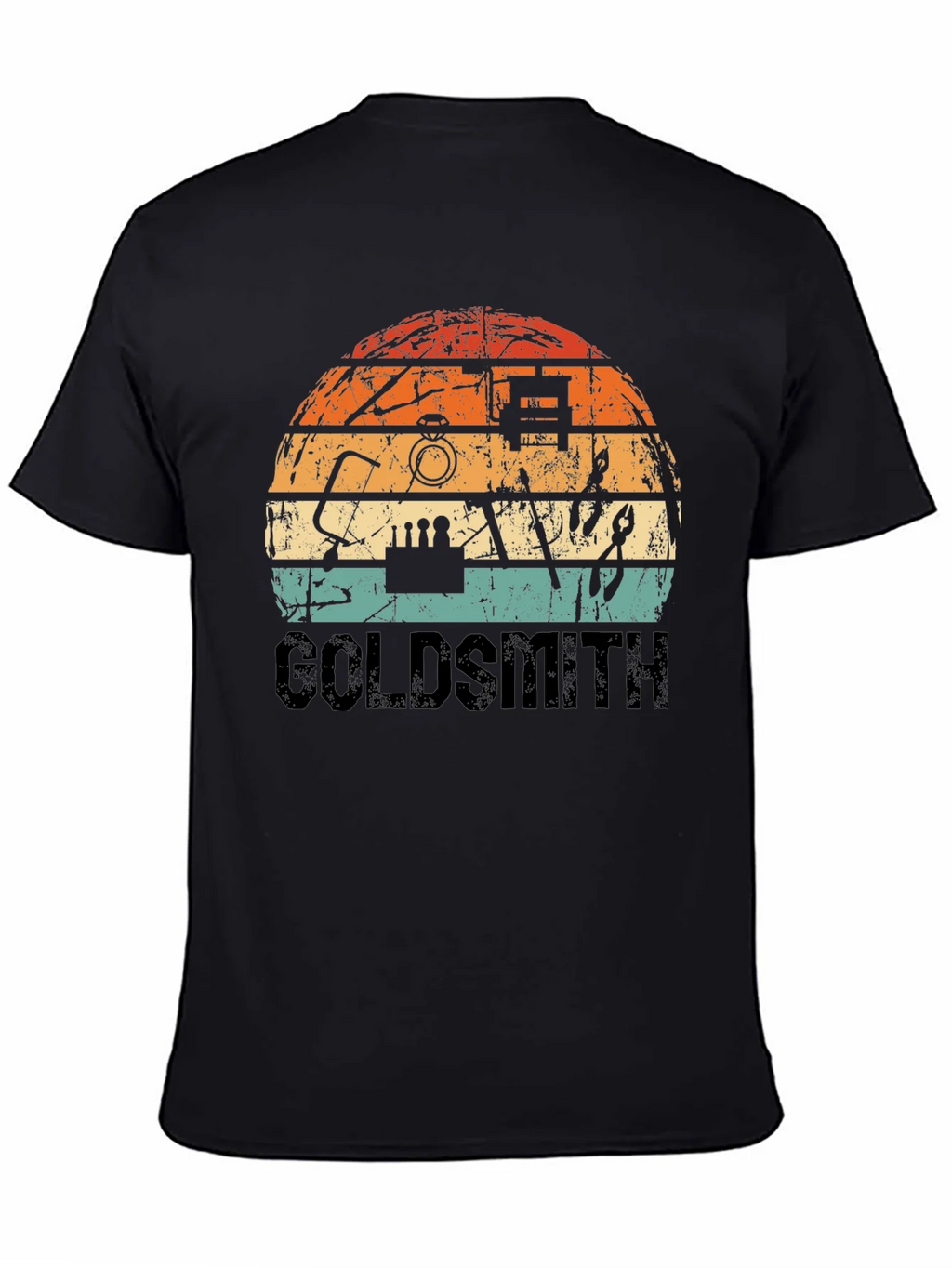 Goldsmith Retro Style Black T-Shirt