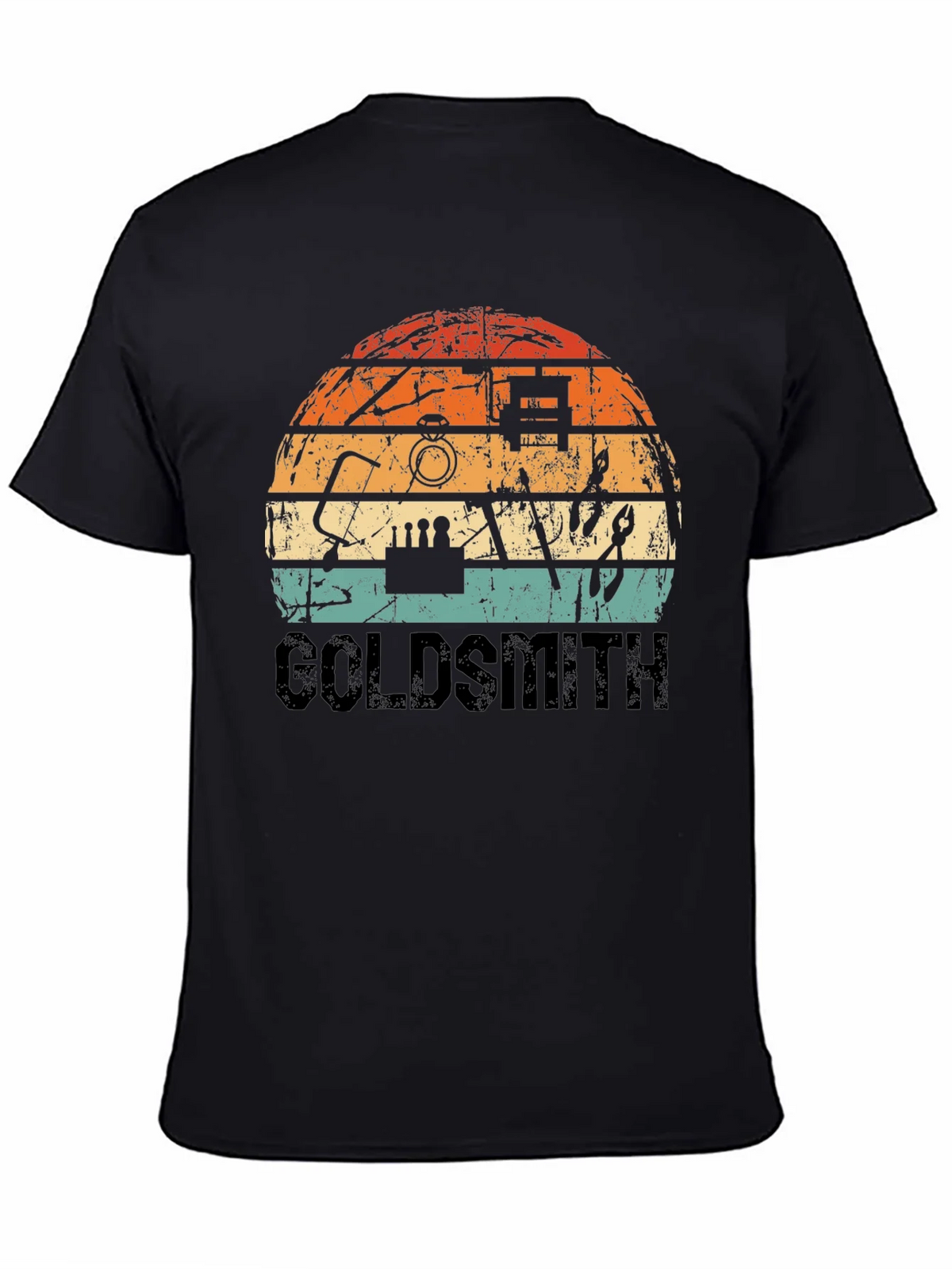 Goldsmith Retro Style Black T-Shirt