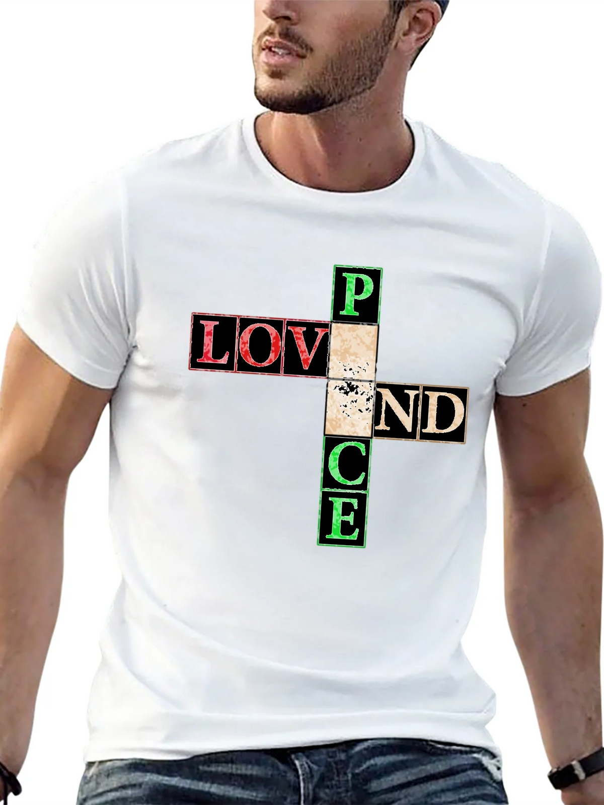 Love and Peace Graphic T-Shirt product image 12