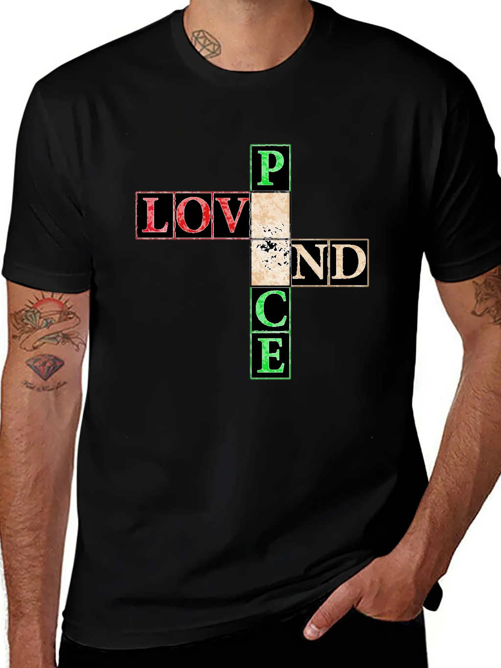Love and Peace Graphic T-Shirt product image 1