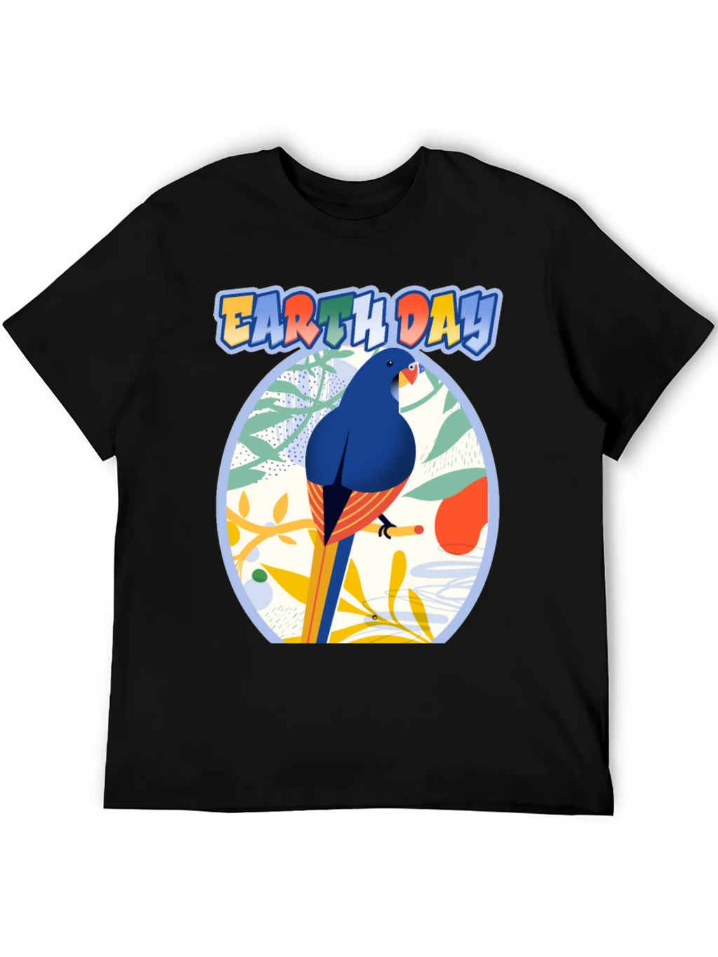 Earth Day T-shirt with Bird and Nature Design product image 5