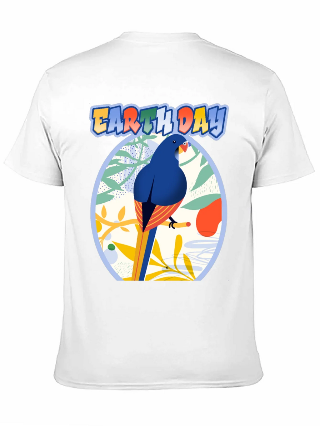 Earth Day T-shirt with Bird and Nature Design product image 10