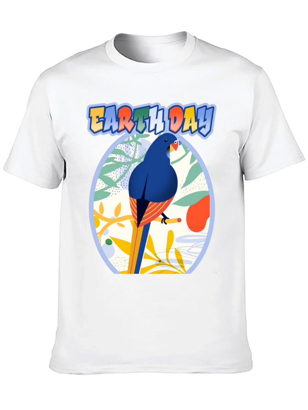 Earth Day T-shirt with Bird and Nature Design product image 9