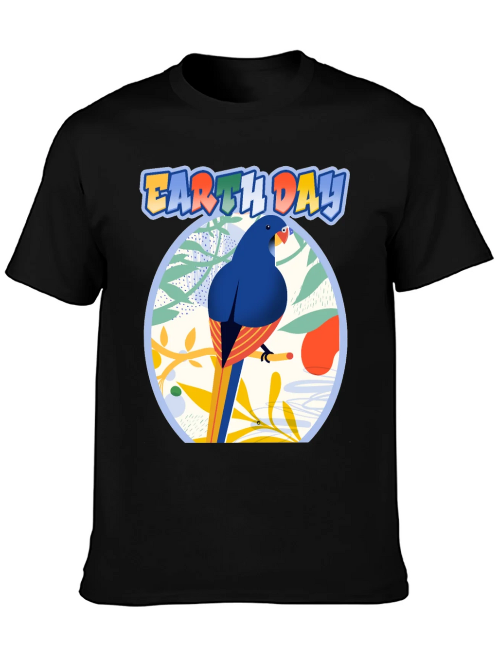 Earth Day T-shirt with Bird and Nature Design product image 3