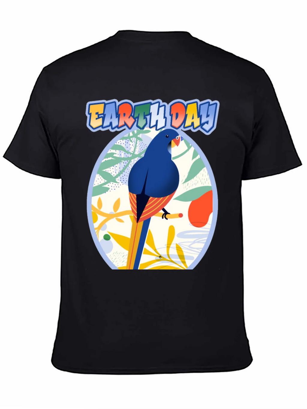 Earth Day T-shirt with Bird and Nature Design product image 4