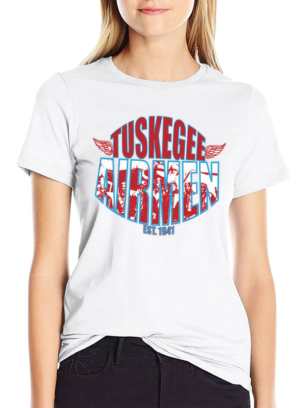 Tuskegee Airmen Black T-Shirt product image 8