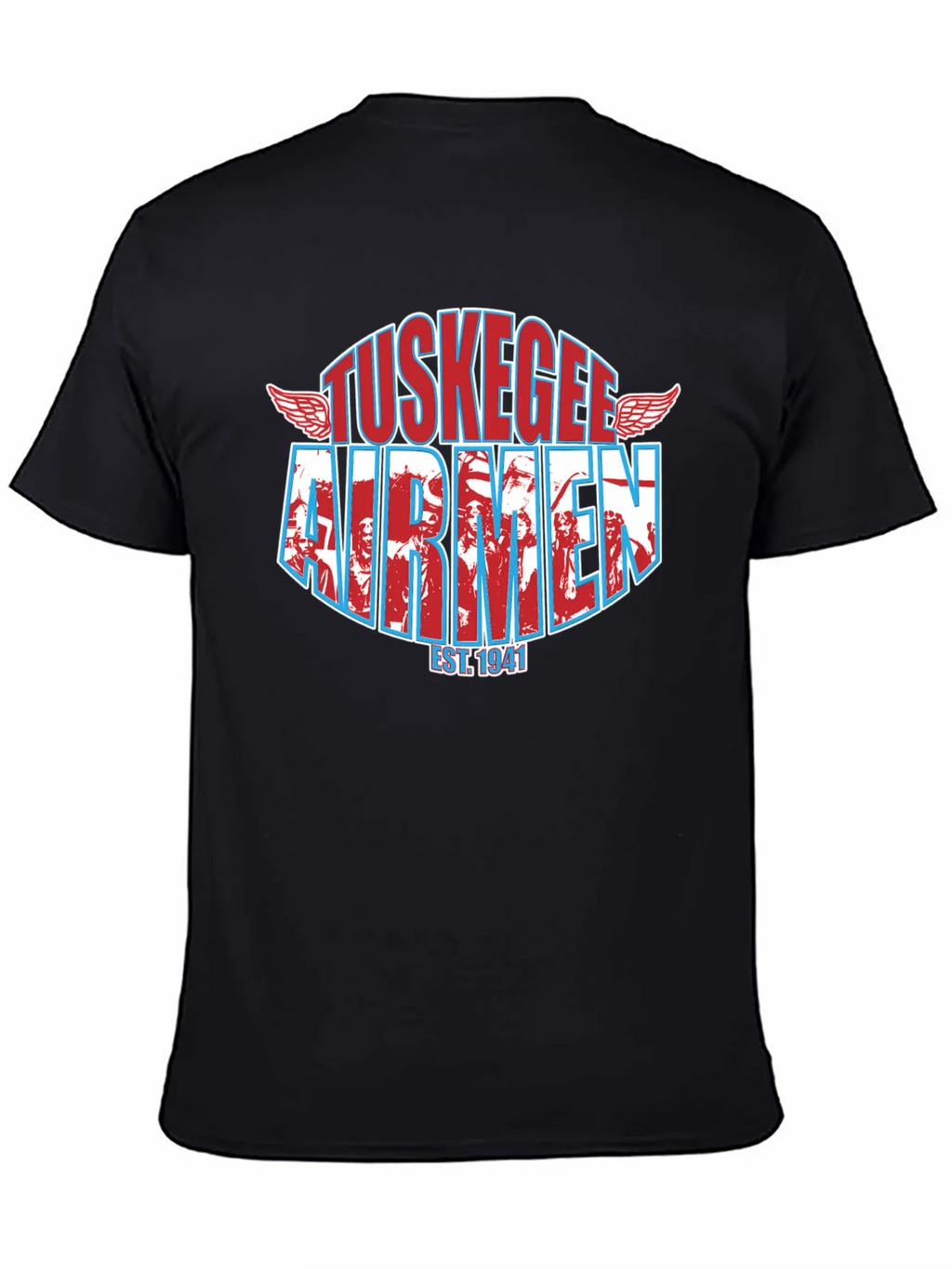 Tuskegee Airmen Black T-Shirt product image 4