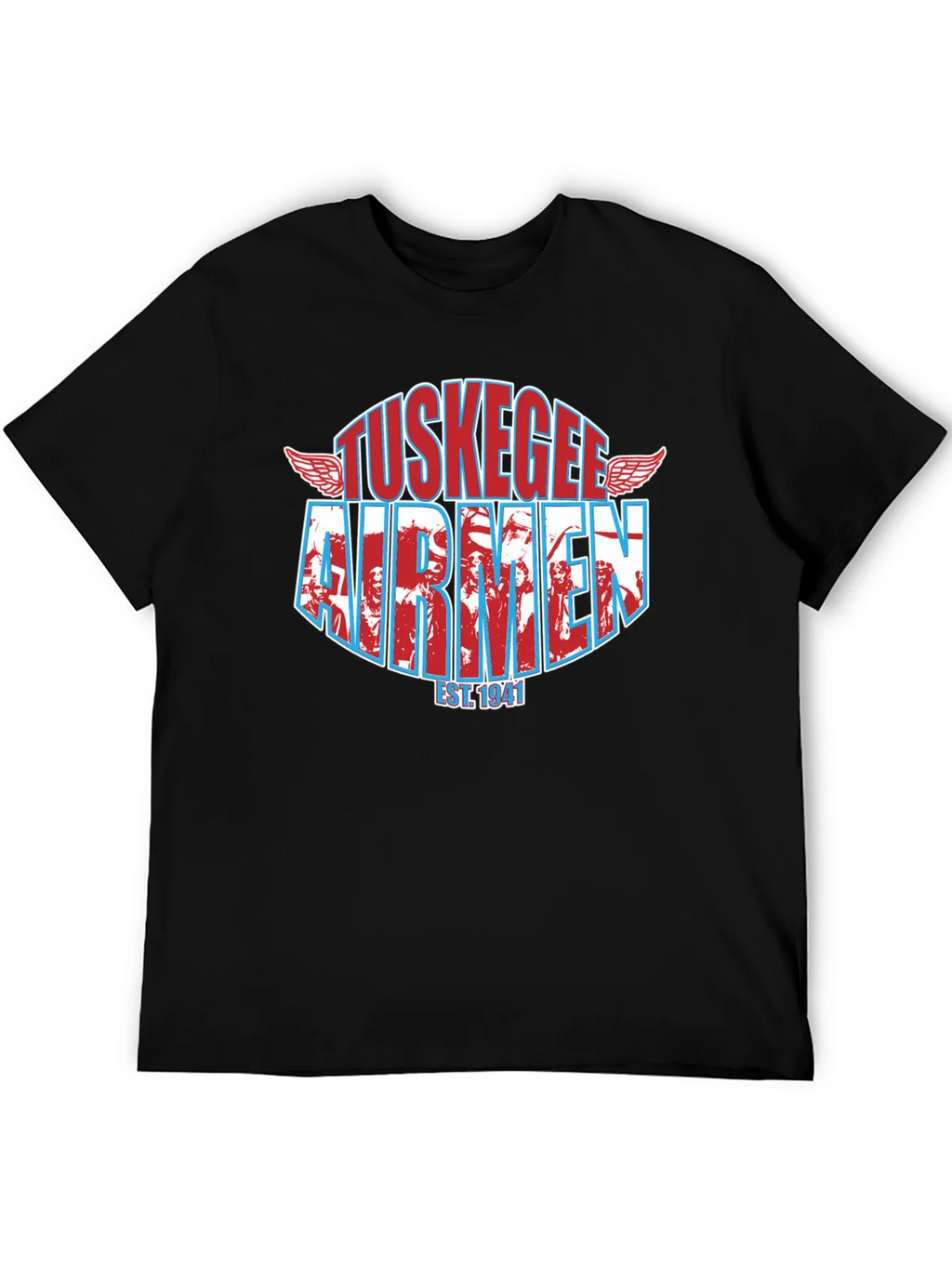 Tuskegee Airmen Black T-Shirt product image 5