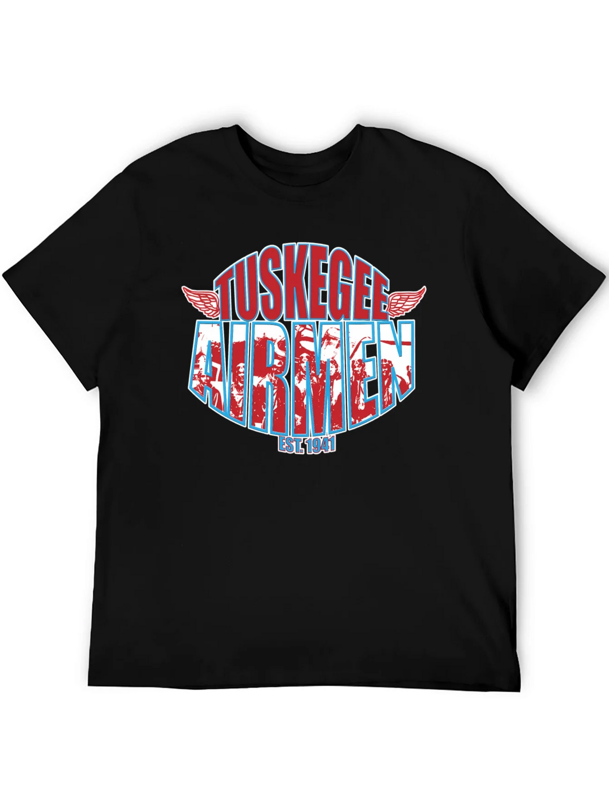 Tuskegee Airmen Black T-Shirt product image 5