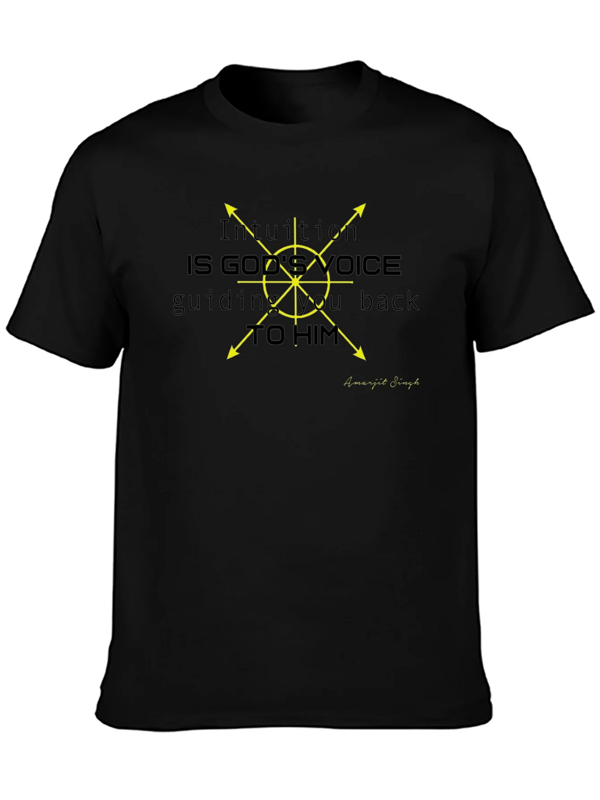 Intuition Graphic T-Shirt - Gods Voice Design product image 3