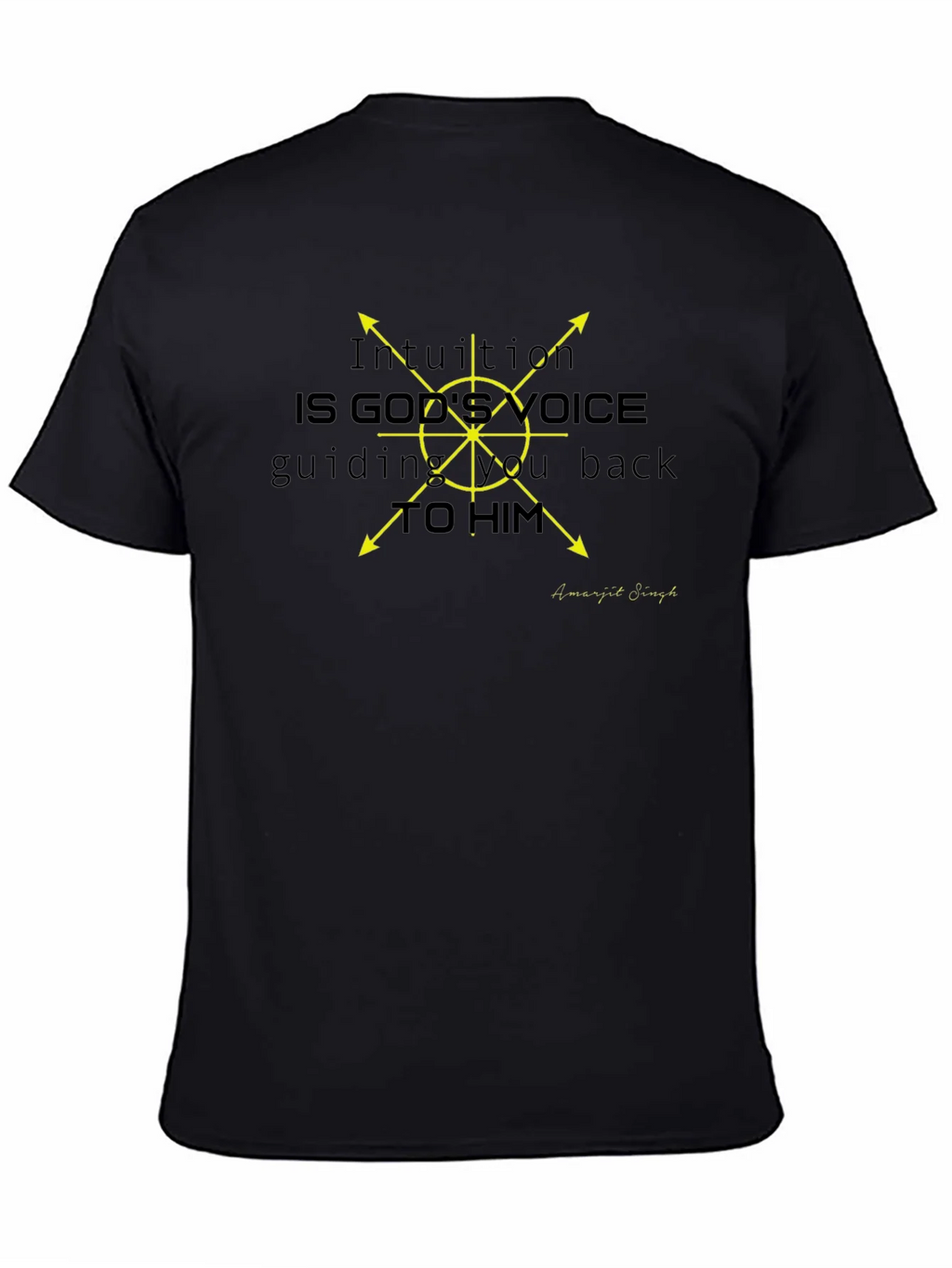 Intuition Graphic T-Shirt - Gods Voice Design product image 4