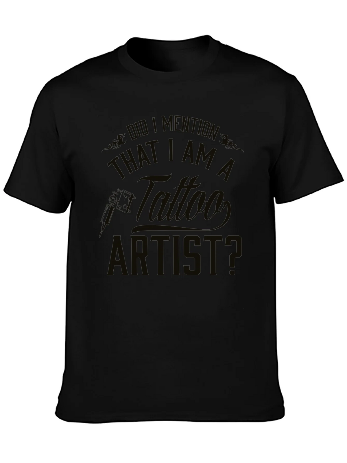 Tattoo Artist Black T-Shirt - Mens Graphic Tee product image 3