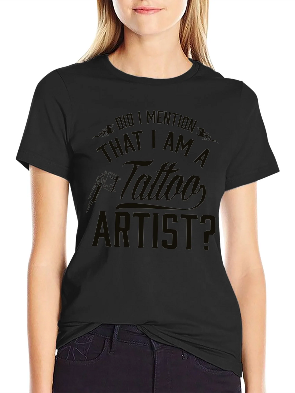 Tattoo Artist Black T-Shirt - Mens Graphic Tee product image 2
