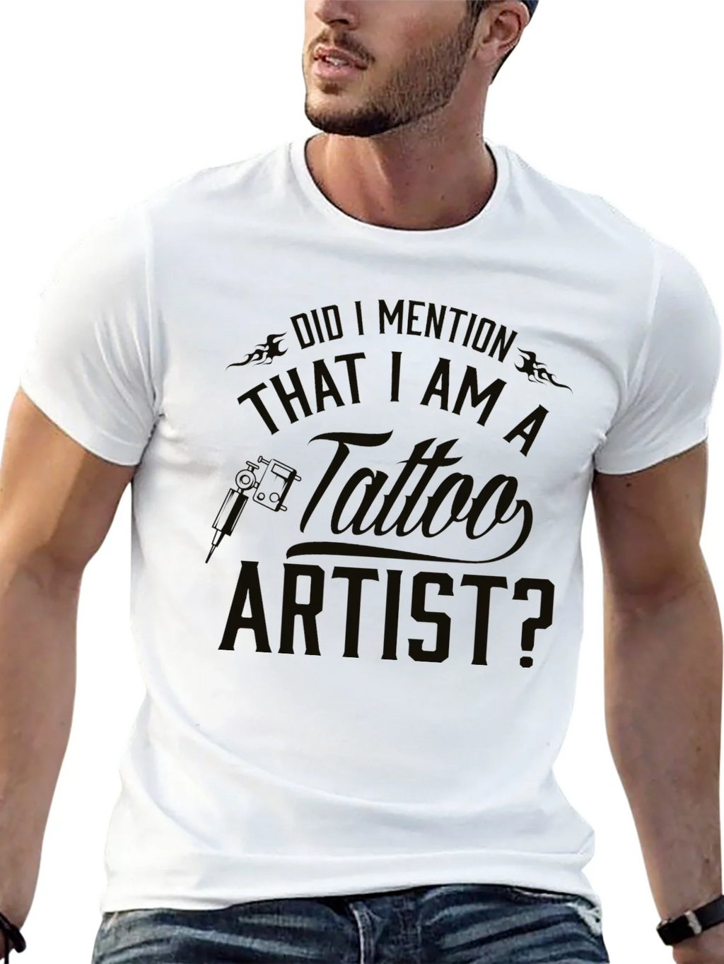 Tattoo Artist Black T-Shirt - Mens Graphic Tee product image 12