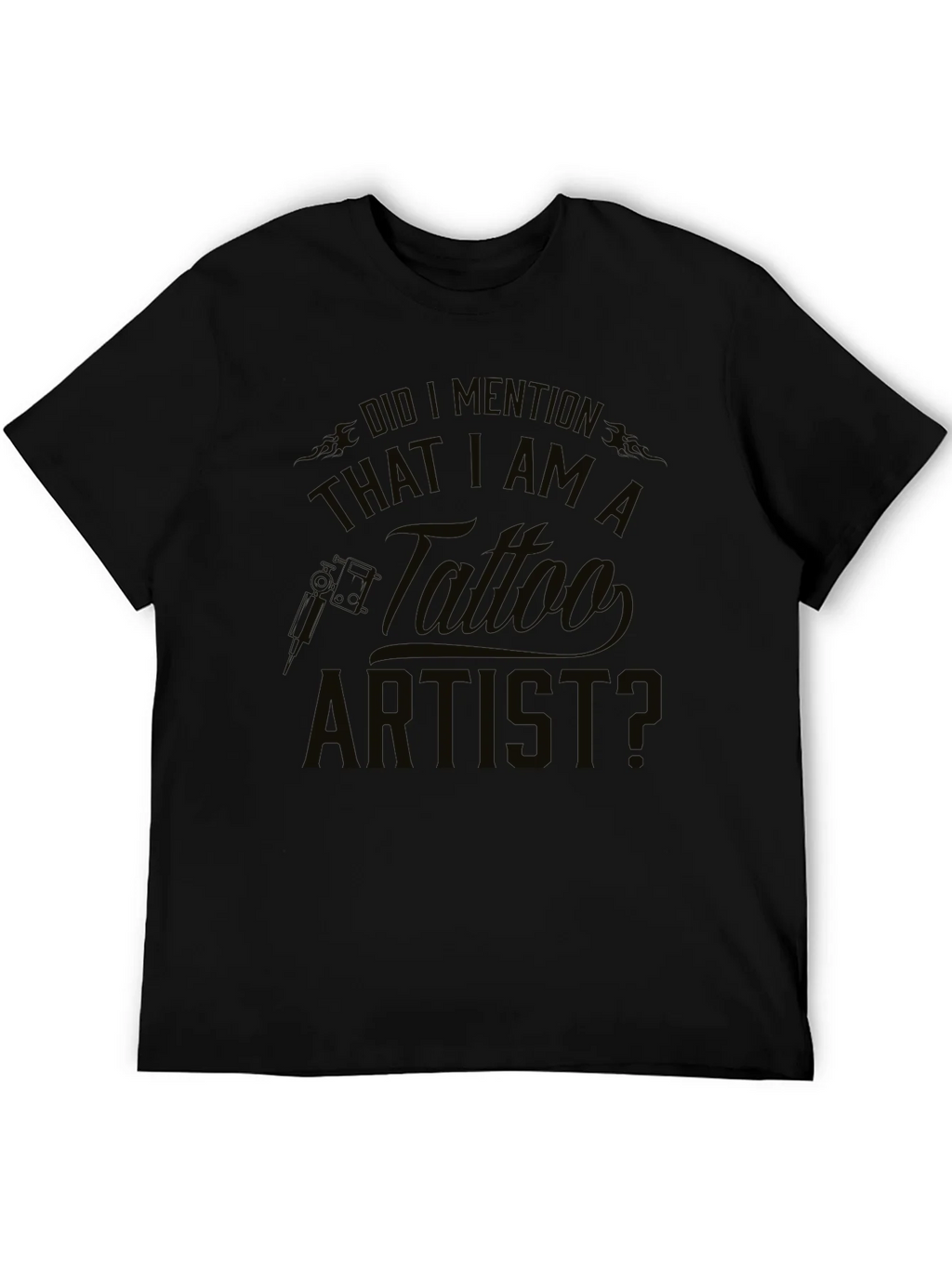 Tattoo Artist Black T-Shirt - Mens Graphic Tee product image 5