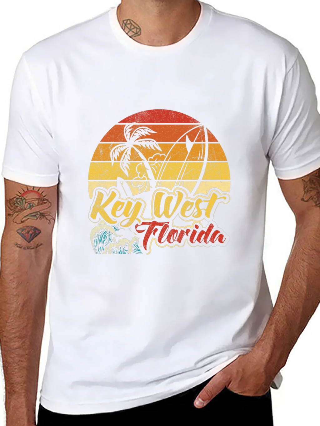 Key West Florida Graphic Tee - Beach Surf Style product image 7