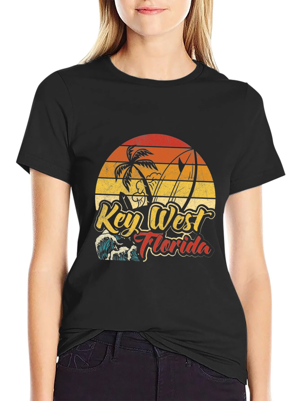 Key West Florida Graphic Tee - Beach Surf Style product image 2