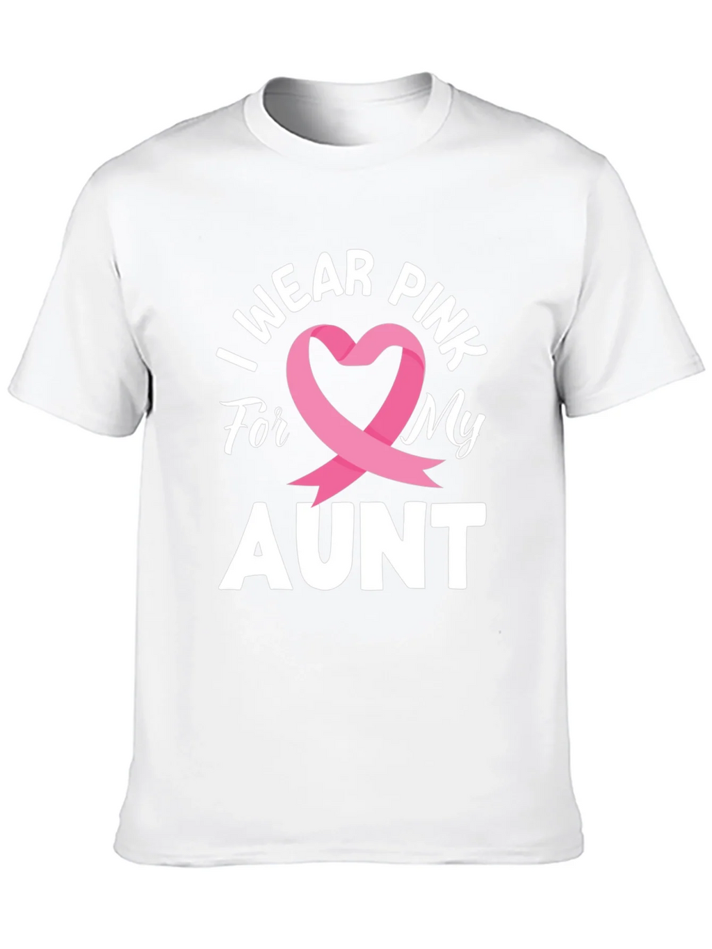 I Wear Pink For My Aunt Breast Cancer Awareness T-Shirt product image 9