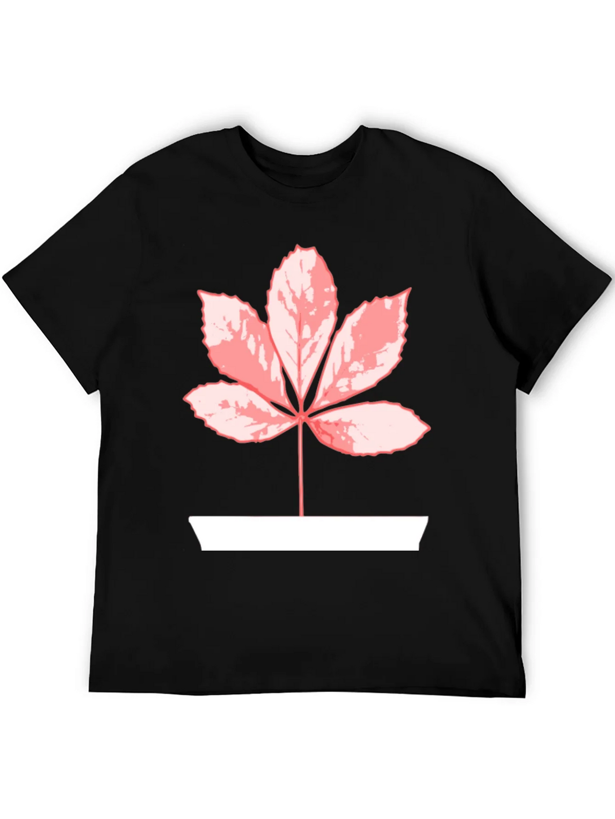 Leaf Graphic Tee - Black Casual Shirt product image 5