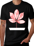Leaf Graphic Tee - Black Casual Shirt product image 1