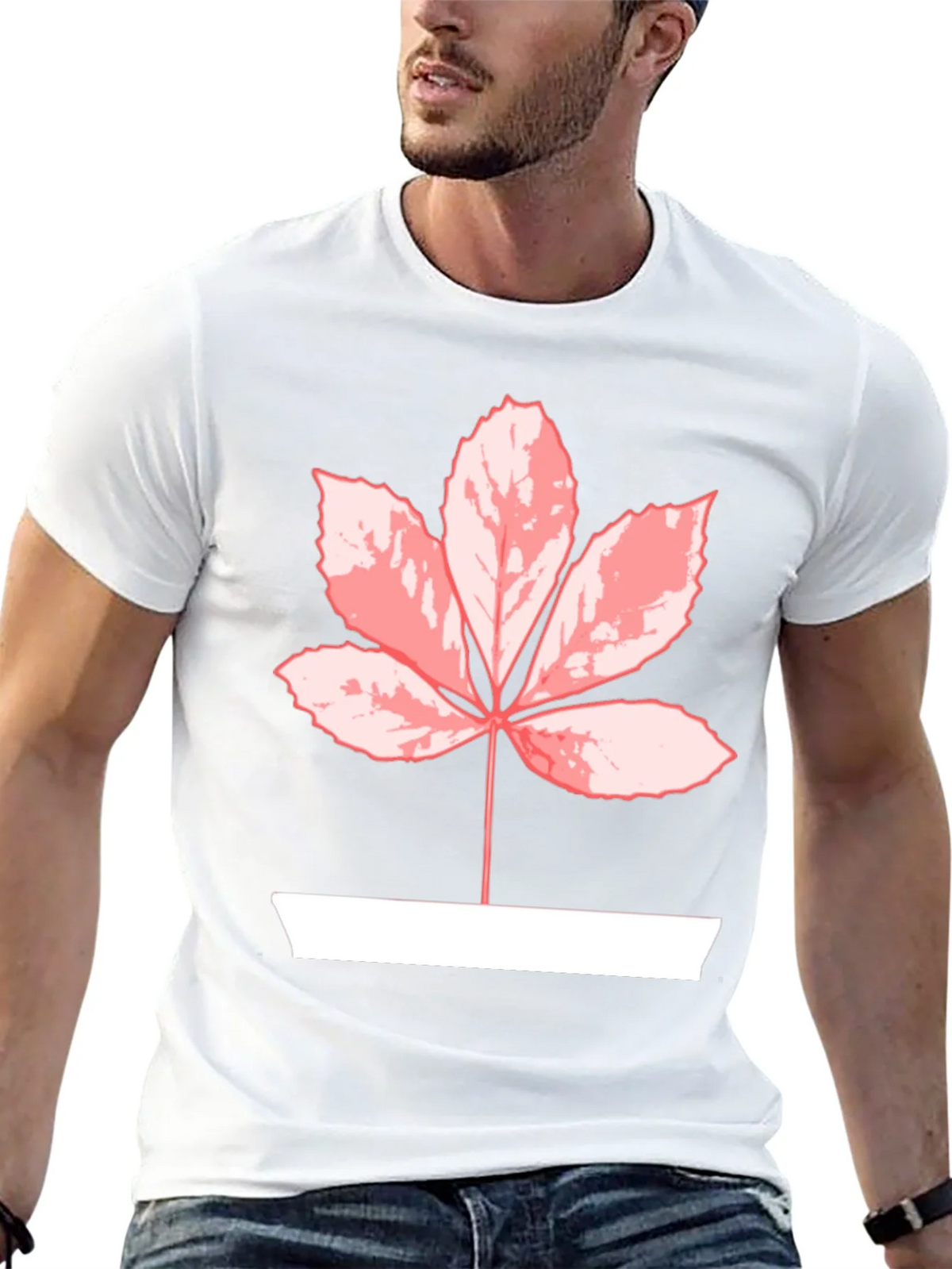 Leaf Graphic Tee - Black Casual Shirt product image 12