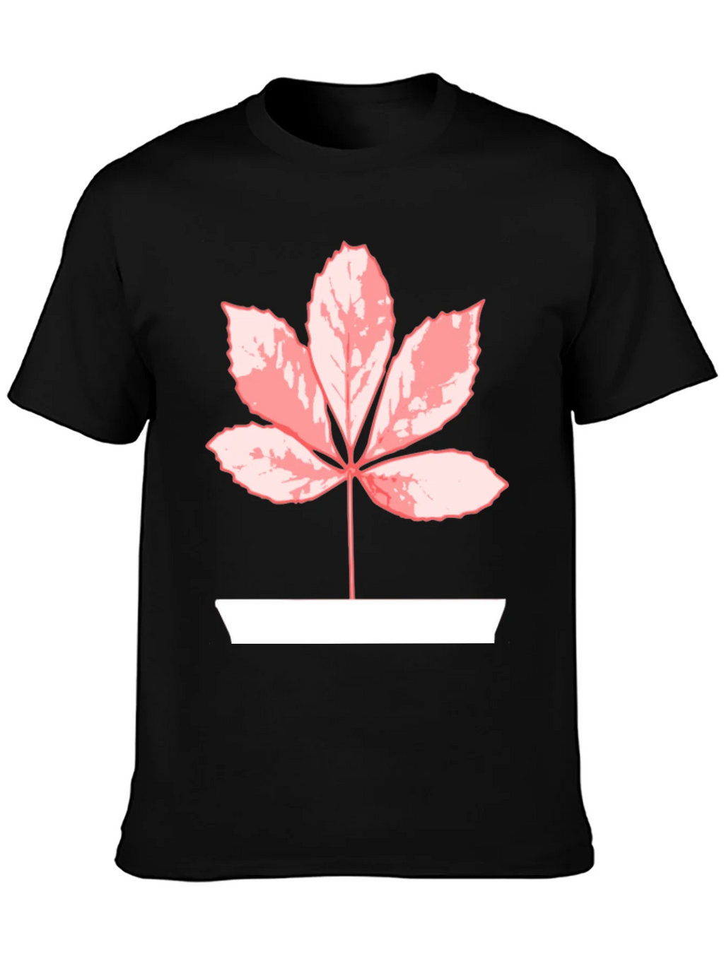 Leaf Graphic Tee - Black Casual Shirt product image 3