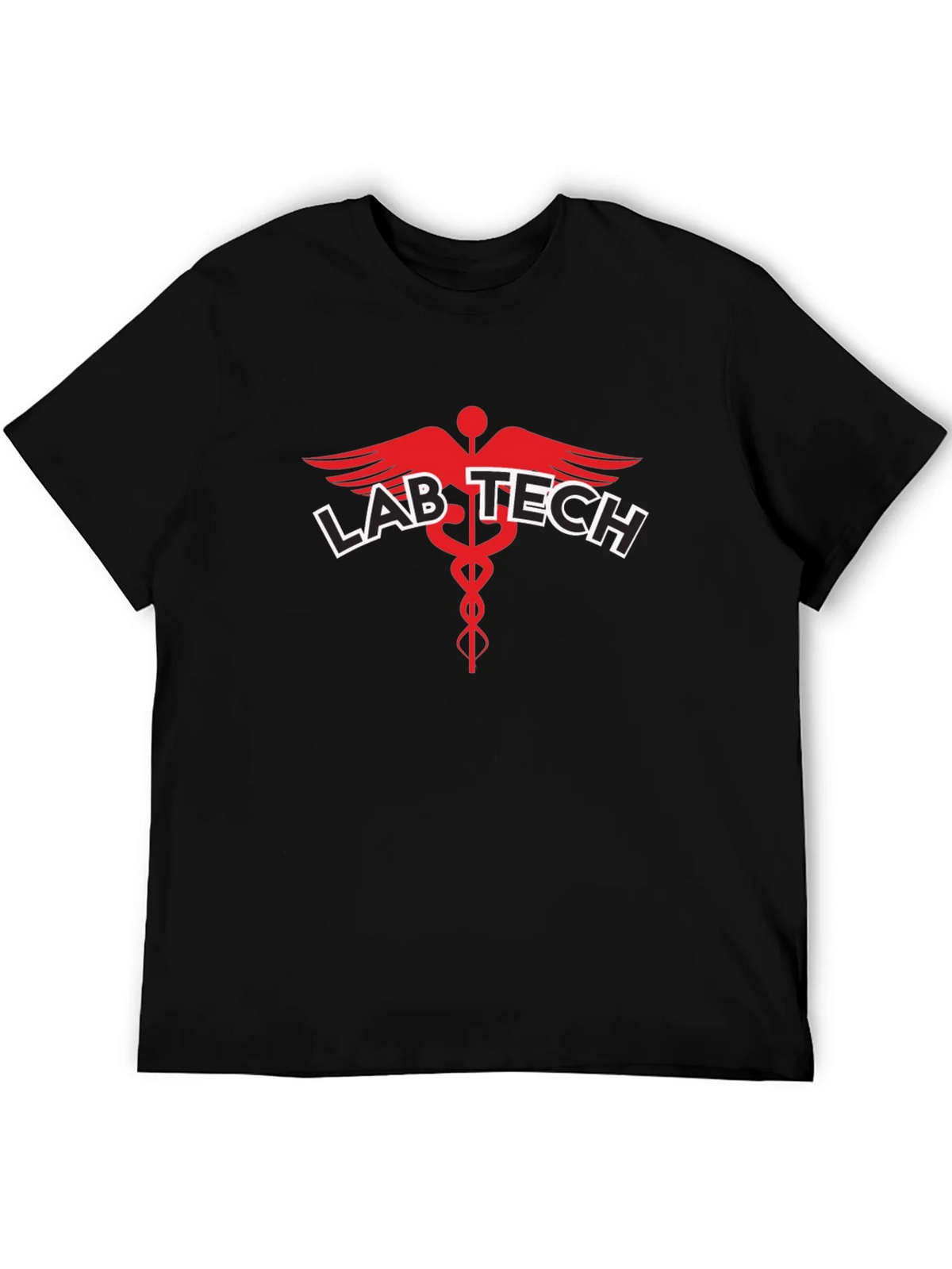 Lab Tech Medical T-Shirt - Black product image 5