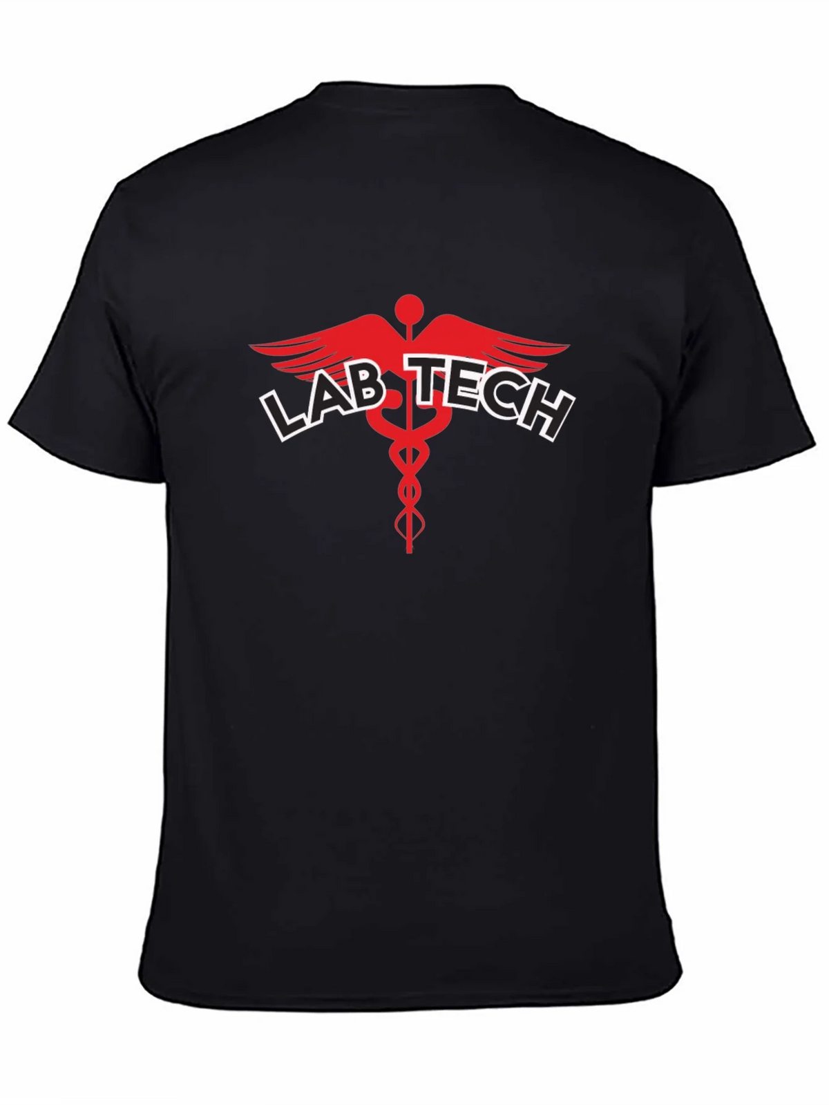 Lab Tech Medical T-Shirt - Black product image 4